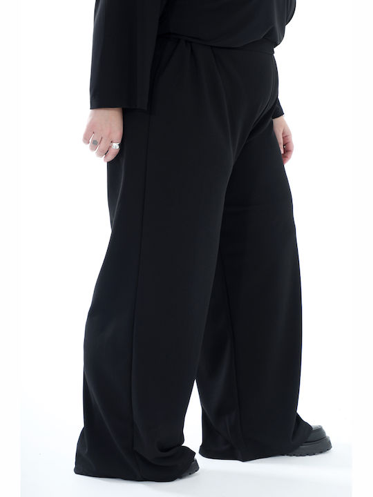 PLUS PERSONA Damen Hochgebirge Pantaloona mit Gummiband Schwarz