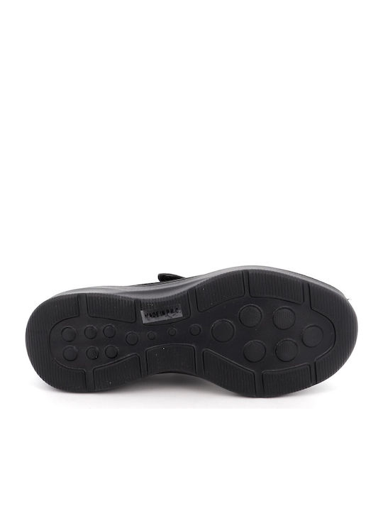 Women's Ballerina Shoes With Strap In Black Colour