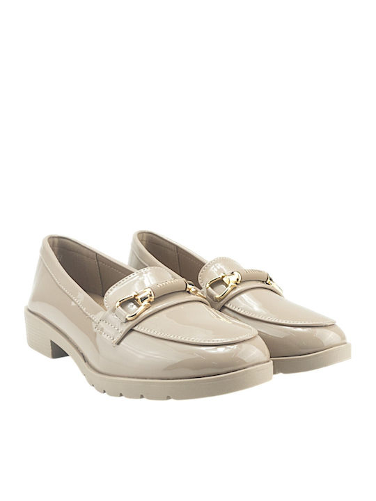 Γυναικεία Loafers σε Μπεζ Χρώμα