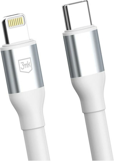 3MK Hyper USB-C to Lightning Cable 27W Λευκό 3m