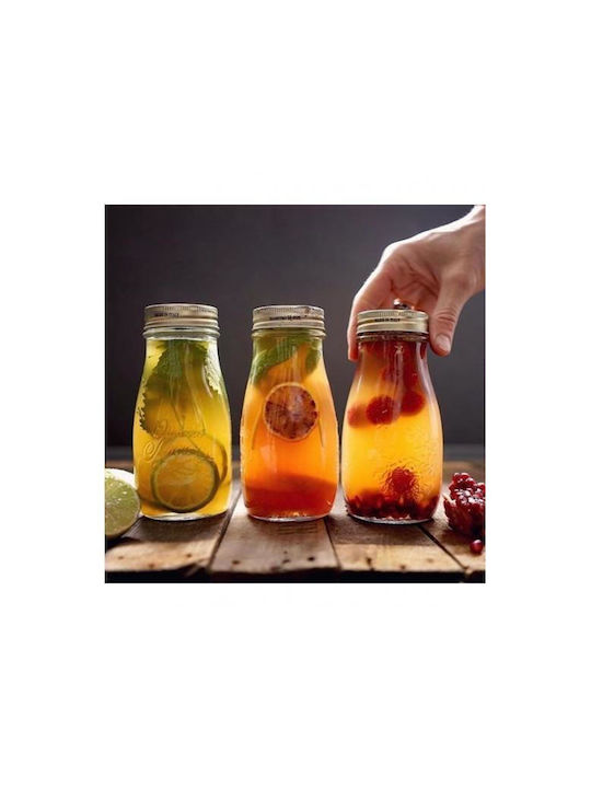 Bormioli Rocco Quattro Vază Utilizare Generală Cu Capac Sticlă Transparentă 200ml 1 Bucată