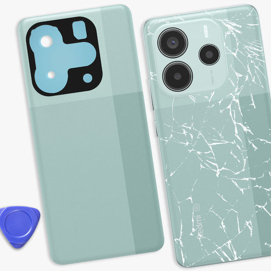 Clappio Replacement Battery Cover Redmi Note 14 5g Integrated Adhesive Green