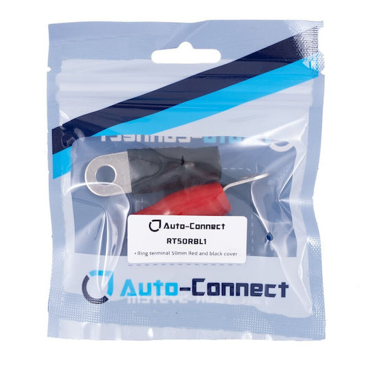 Auto-Connect Електрически терминал Пръстен с изолация Червен (720RT50RBL1)