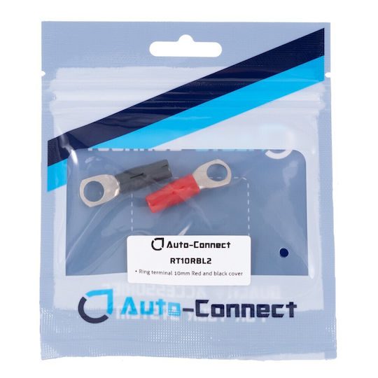 Auto-Connect Ακροδέκτης Οπής με Μόνωση Κόκκινο (720RT50RBL2)