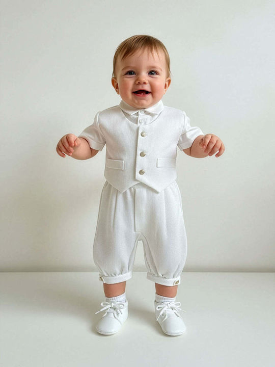 Kids Summer Suit 4 Pieces White 100000AG1000431