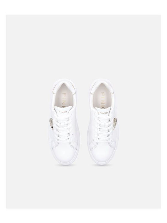 Yoko 01 Γυναικεία Flatforms Sneakers Λευκά