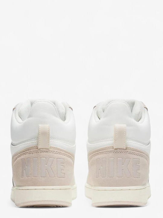 Recreation Mid Top Premium Γυναικεία Μποτάκια Λευκά