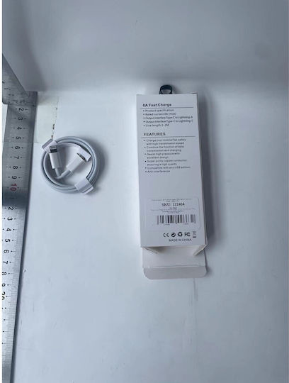 Apple Daten Ladekabel Usb Typ-C Zu Lightning 1 Meter Alista Home Weiß