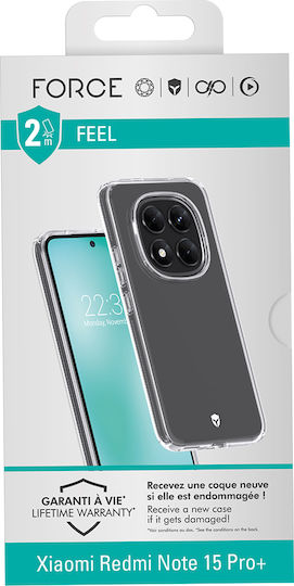 Force Case Калъф Redmi Note 15 Pro Plus 5g Feel 2m Ултра Подсилен Прозрачен