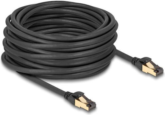Delock RJ45 S/FTP Cat.6a Network Cable Outdoor Industrial Use 15m Black Delock 80253