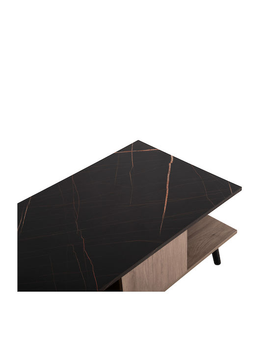 Rectangular Coffee Table Gunnez Wooden Karydi-Mavro L90xW54xH38cm.