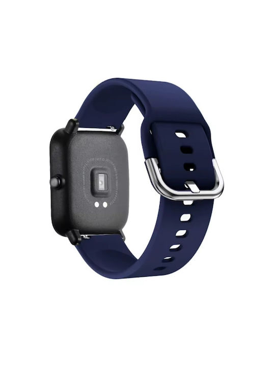 Λουράκι Navy Μπλε (Galaxy Watch4/5/6/7/FE/4 Classic/6 Classic/5 ProForerunner 55/245/645 / Vivoactive 3/5/HR / Venu Sq 2Huawei Watch GT2 / GT3 (42mm) / GT3 Pro (43mm)Amazfit GTS 2 / GTS 2 Mini / GTS 2e)