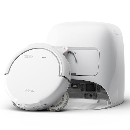 DJI Romo S Σκούπα Ρομπότ με Χαρτογράφηση Laser & Απορρόφηση 25000Pa Λευκή