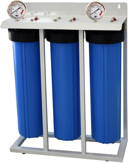 Eiger Sistem de Filtrare a Apei Triplu Alimentare centrală Filtru cu Diafragmă 1'' WF-124-20-3 Eiger Sistem de Filtrare a Apei Triplu Alimentare centrală Filtru cu Diafragmă 1'' WF-124-20-3