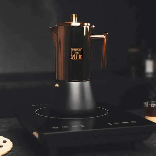 Cecotec Moking Ηλεκτρικό Μπρίκι Espresso Inox Καφέ