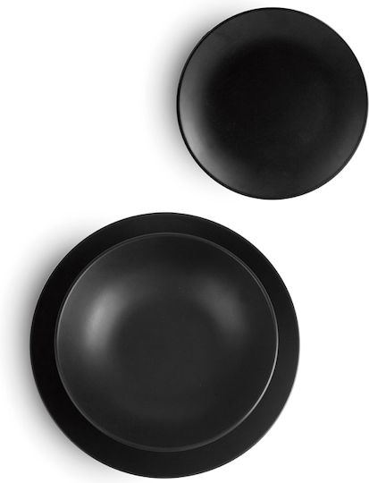 Ibili Negru Porțelan Set de Vase 12buc Ibili Negru Porțelan Set de Vase 12buc