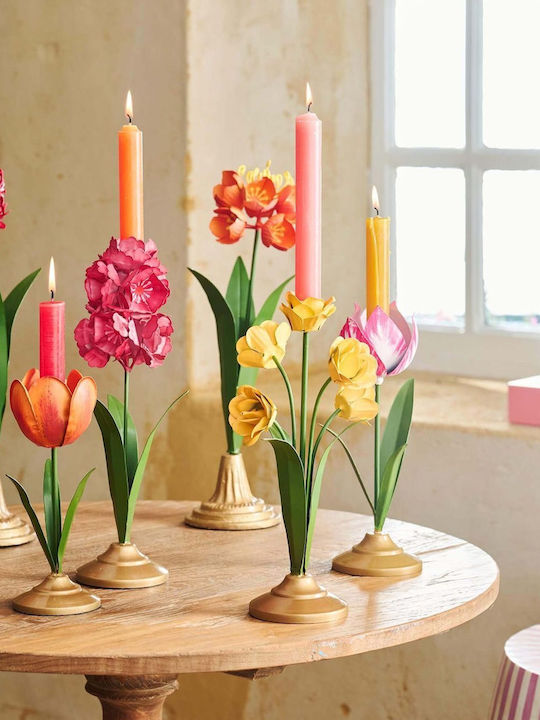 PiP Studio Metal Candle Holder in Green Colour 27.5cm
