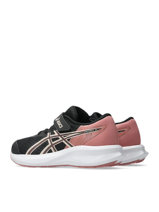 Patriot Kids Sports Shoes Running with Laces Black