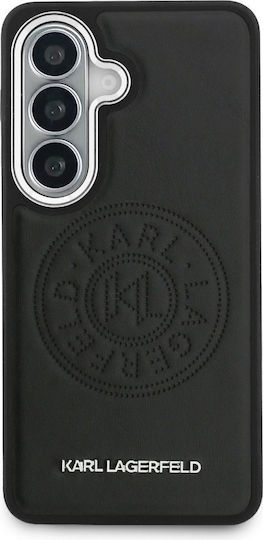Karl Lagerfeld Perforierte Kl Back Cover Kunststoff / Synthetisches Leder / Silikon Schwarz (Galaxy S26)