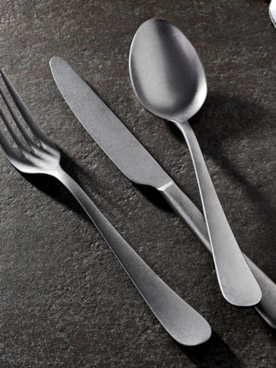 Raki Set Linguri Inox Gri 6 Bucăți