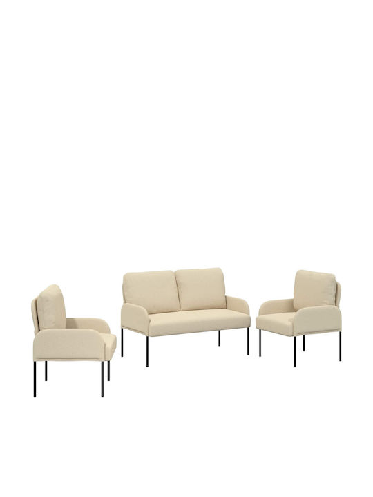 vidaXL Wohnzimmermöbel-Set 2-Sitzer & Sessel