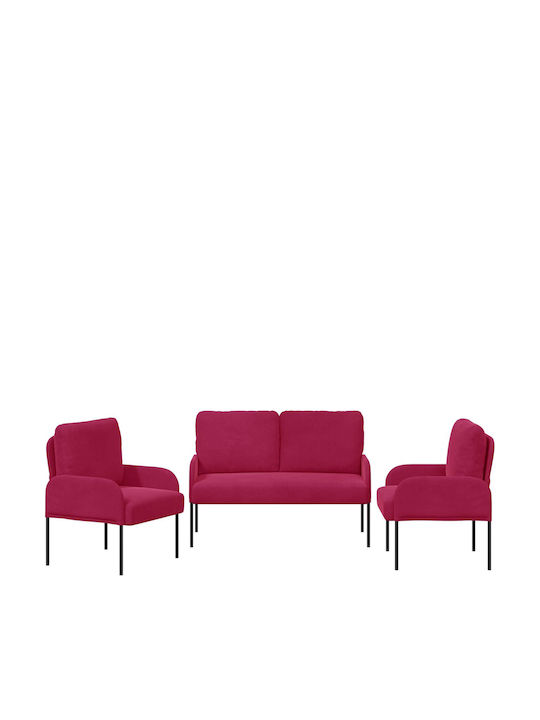 vidaXL Wohnzimmermöbel-Set 2-Sitzer & Sessel