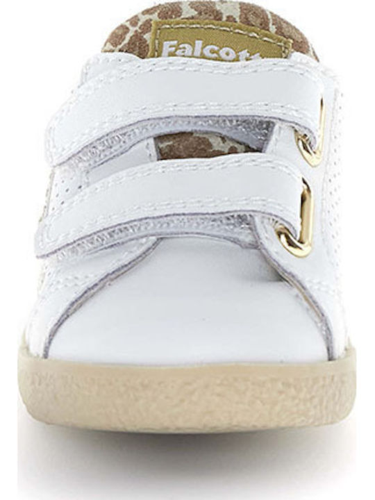 2 Vl Kids Sneakers with Hoop & Loop Closure Gold