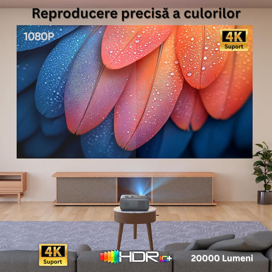Mini Projector LCD Full HD με Wi-Fi και Ενσωματωμένα Ηχεία ED563