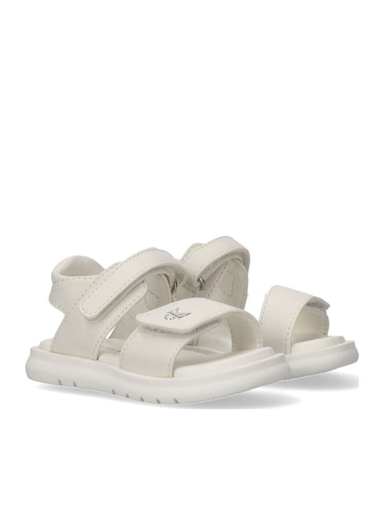Calvin Klein Παιδικά Πέδιλα Λευκά Calvin Klein Παιδικά Πέδιλα Λευκά