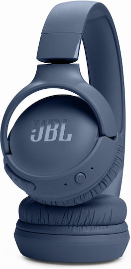 JBL Tune 525BT Wireless / Wired On Ear Headphones with 57 hours of Operation and Quick Charge Blue