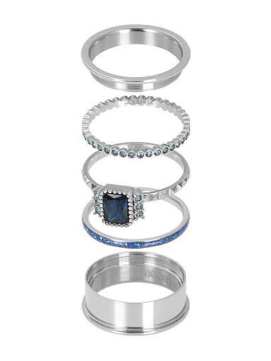iXXXi Women's Ring with Zircon Silver