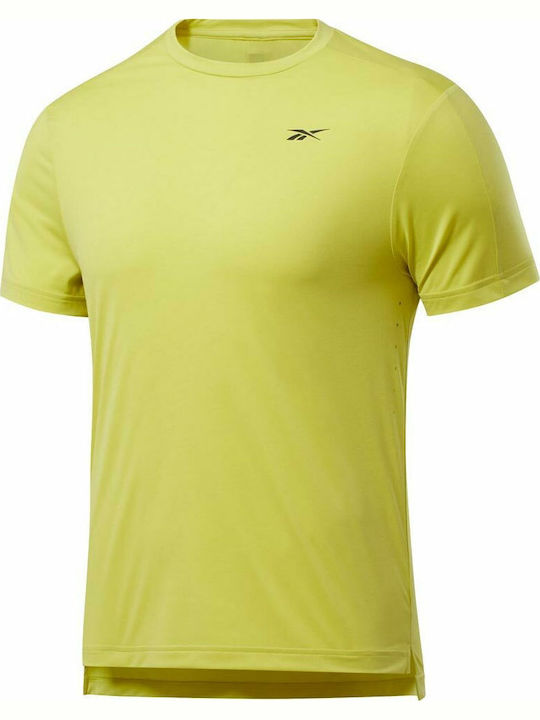 United By Fitness Perforated Athletic T-shirt Chartreuse