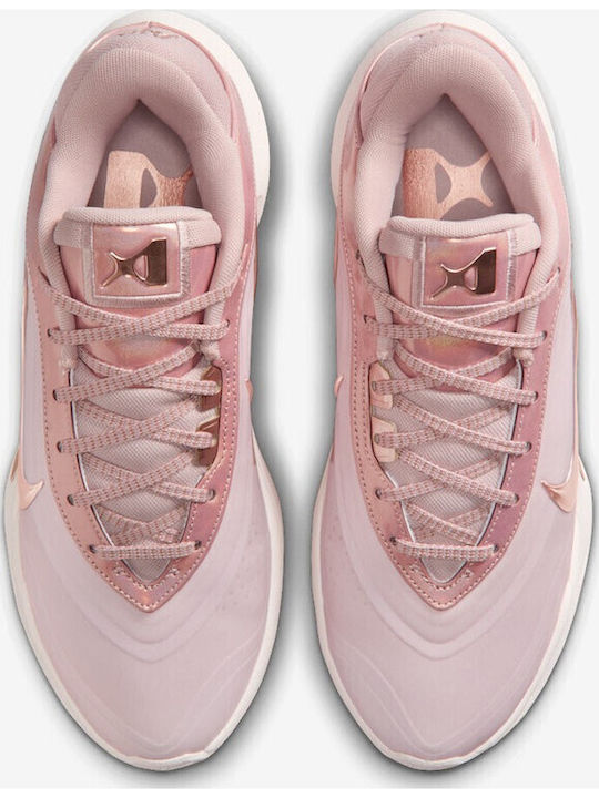 A'One "Stone Mauve" Low Basketball Shoes Stone Mauve / Silt Red / Metallic Red Bronze