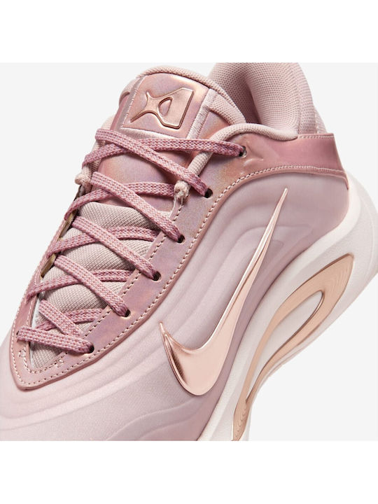 A'One "Stone Mauve" Low Basketball Shoes Stone Mauve / Silt Red / Metallic Red Bronze