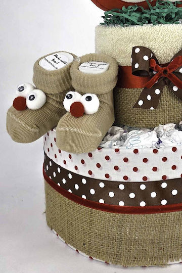 Dama Koupa Handgemachte Windeltorte für Jungen
