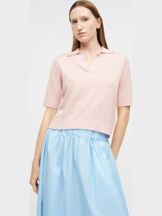 Damen Polo Bluse Rosa