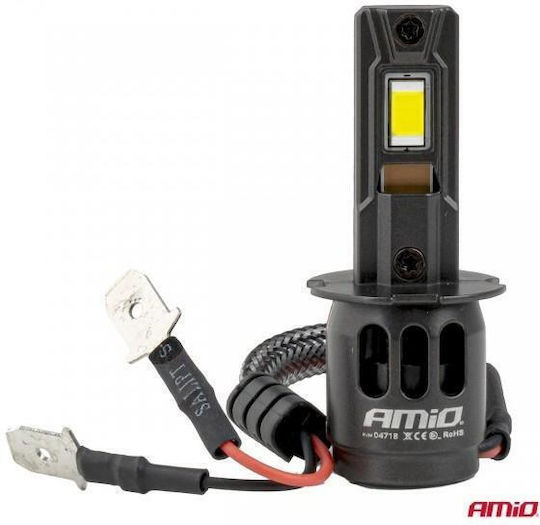 AMiO Car and Motorcycle Lamps H3 Canbus LED 6000K Cold White 12-24V / 12V / 24V 68W 2pcs