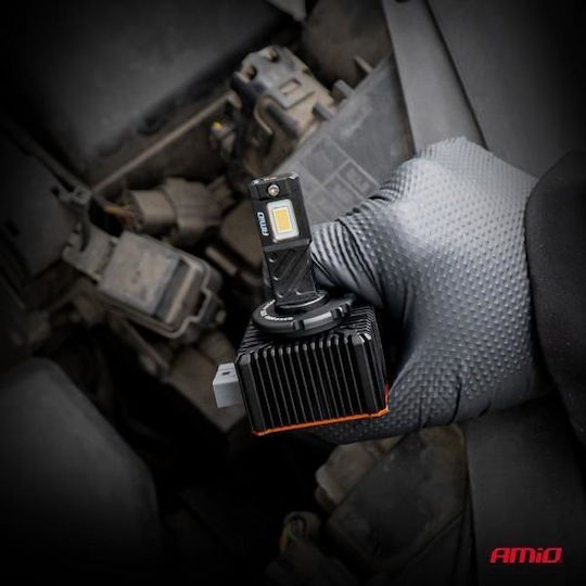 AMiO Крушки за Автомобил и Мотоциклет D3S Canbus LED 6500K Хладно Бяло 12V 2 Броя