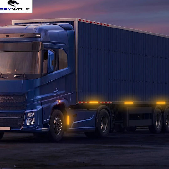 Spywolf First-class Led Strobe LKW-Volumenleuchten Farbe Gelb 12led 12/24v 6000lm 2 Stück Tc-325