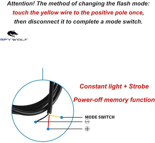 Spywolf First-class Led Strobe LKW-Volumenleuchten Gelbe 12led 12/24v 6000lm 6 Stück Tc-327