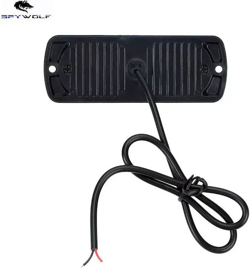 First-Class Led Strobe Φaro Όγκου Κόκκινο 12led 12/24v 6000lm 10 Stück Tc-352