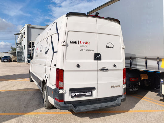 Autoheckspoiler Dach V.1 Doppel Tür Volkswagen Crafter Mk2 Hochdach H2 MANN TGE Hochdach H2