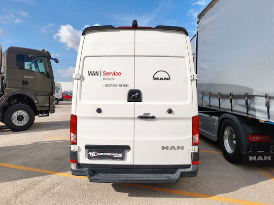Autoheckspoiler Dach V.1 Doppel Tür Volkswagen Crafter Mk2 Hochdach H2 MANN TGE Hochdach H2