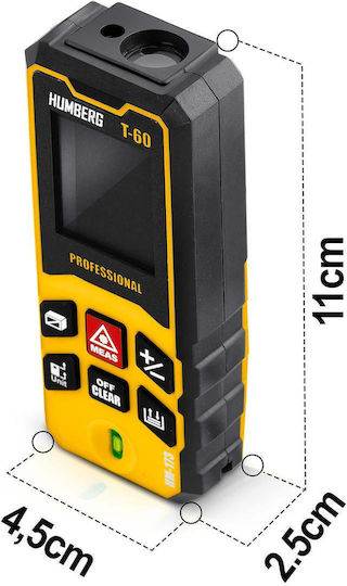 Humberg Laser Entfernungsmesser HM-173 Mit 60m Maximale Entfernung