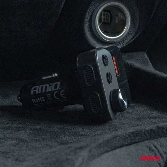 AMiO FM-Transmitter Auto με Typ-C