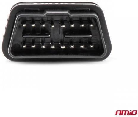 Amio Διαγνωστικό Αυτοκινήτου Obd 2 Τύπου Elm327 Bluetooth Pic25k80 Τάση Λειτουργίας 12v Ασύρματη Σύνδεση Επιβατικά Αυτοκίνητα 1 Τεμ 04731/am Amio 04731/am