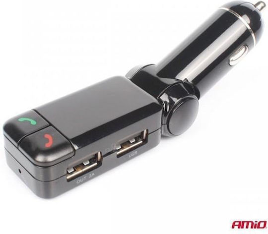 AMiO FM Transmitter Auto με Bluetooth