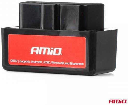Amio Автомобилна Диагностика Obd 2 Тип Elm327 Bluetooth Mini Работно Напрежение 12v Безжична Връзка Леки Автомобили 1 Бр 04732/am Amio 04732/am