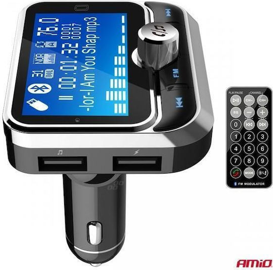 AMiO AMiO Auto FM-Transmitter mit Type-C USB Bluetooth