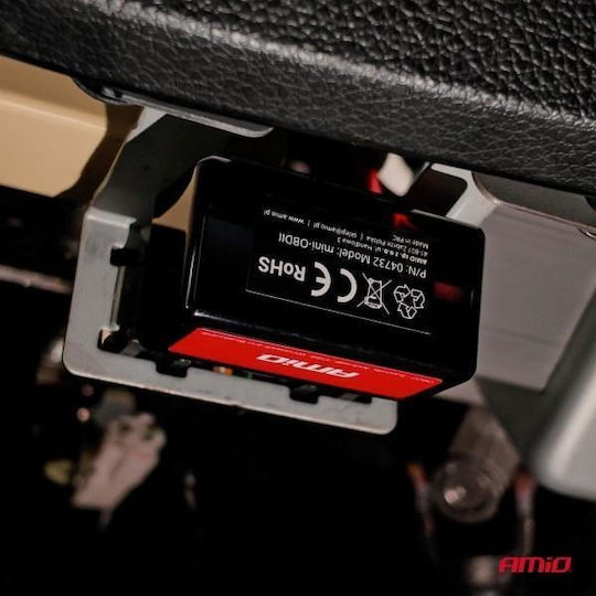Amio Автомобилна Диагностика Obd 2 Тип Elm327 Bluetooth Mini Работно Напрежение 12v Безжична Връзка Леки Автомобили 1 Бр 04732/am Amio 04732/am